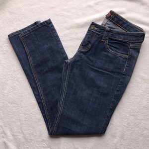 Rue 21 Low-Mid Rise Skinny Jeans Dark Wash Not Distressed